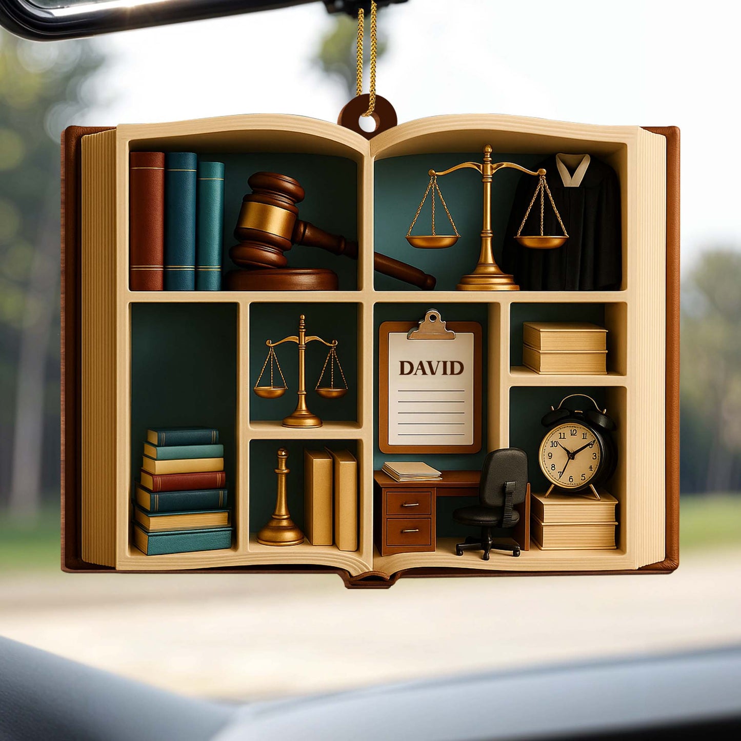 Celebrate Your Achievements With Scales Of Justice And Gavel