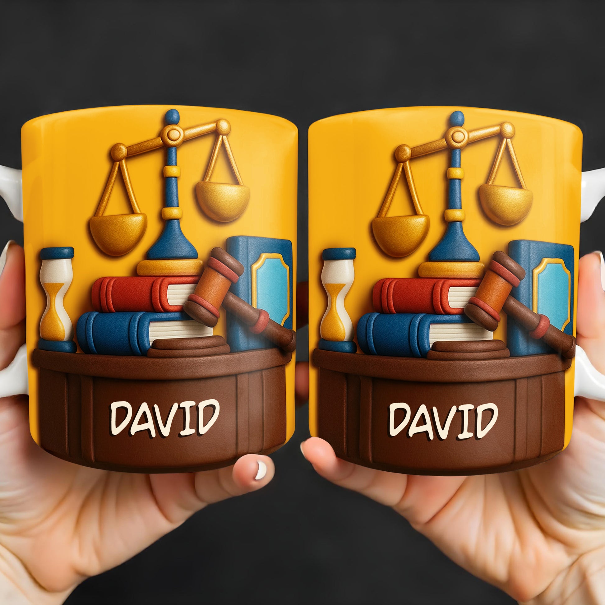 Celebrate Legal Excellence With Scales, Gavel, And Books
