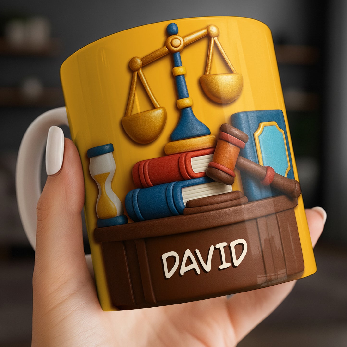 Celebrate Legal Excellence With Scales, Gavel, And Books