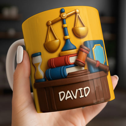 Celebrate Legal Excellence With Scales, Gavel, And Books