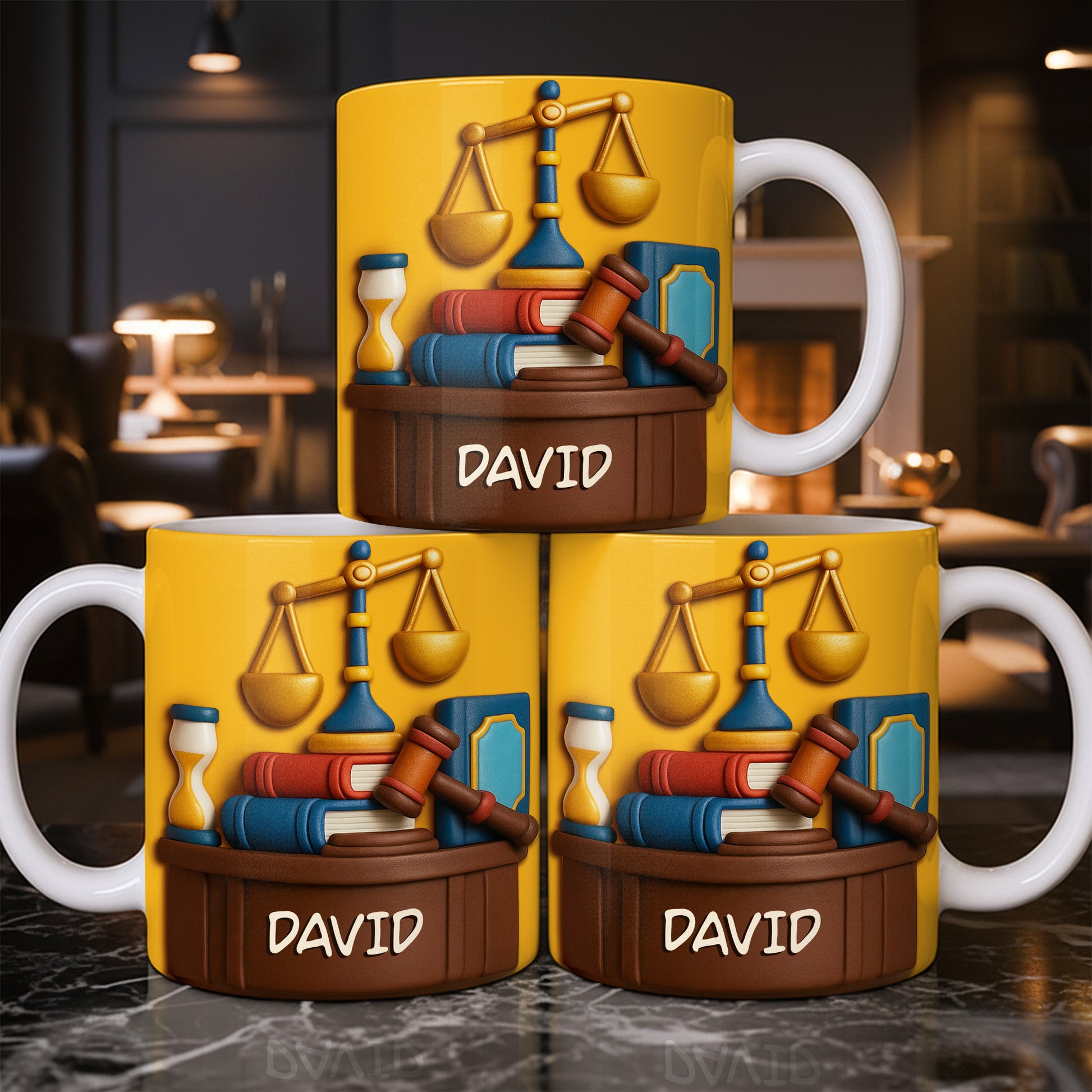 Celebrate Legal Excellence With Scales, Gavel, And Books