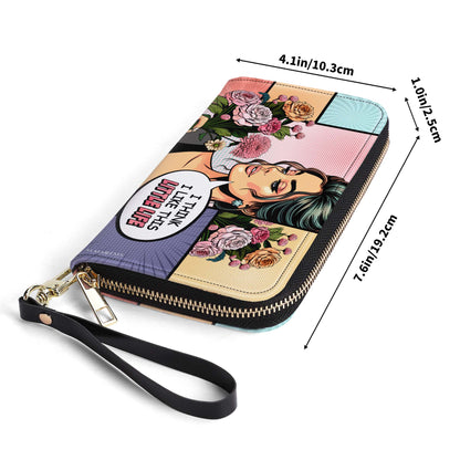 I Think I Like This Little Life - Women Leather Wallet - LL01WL