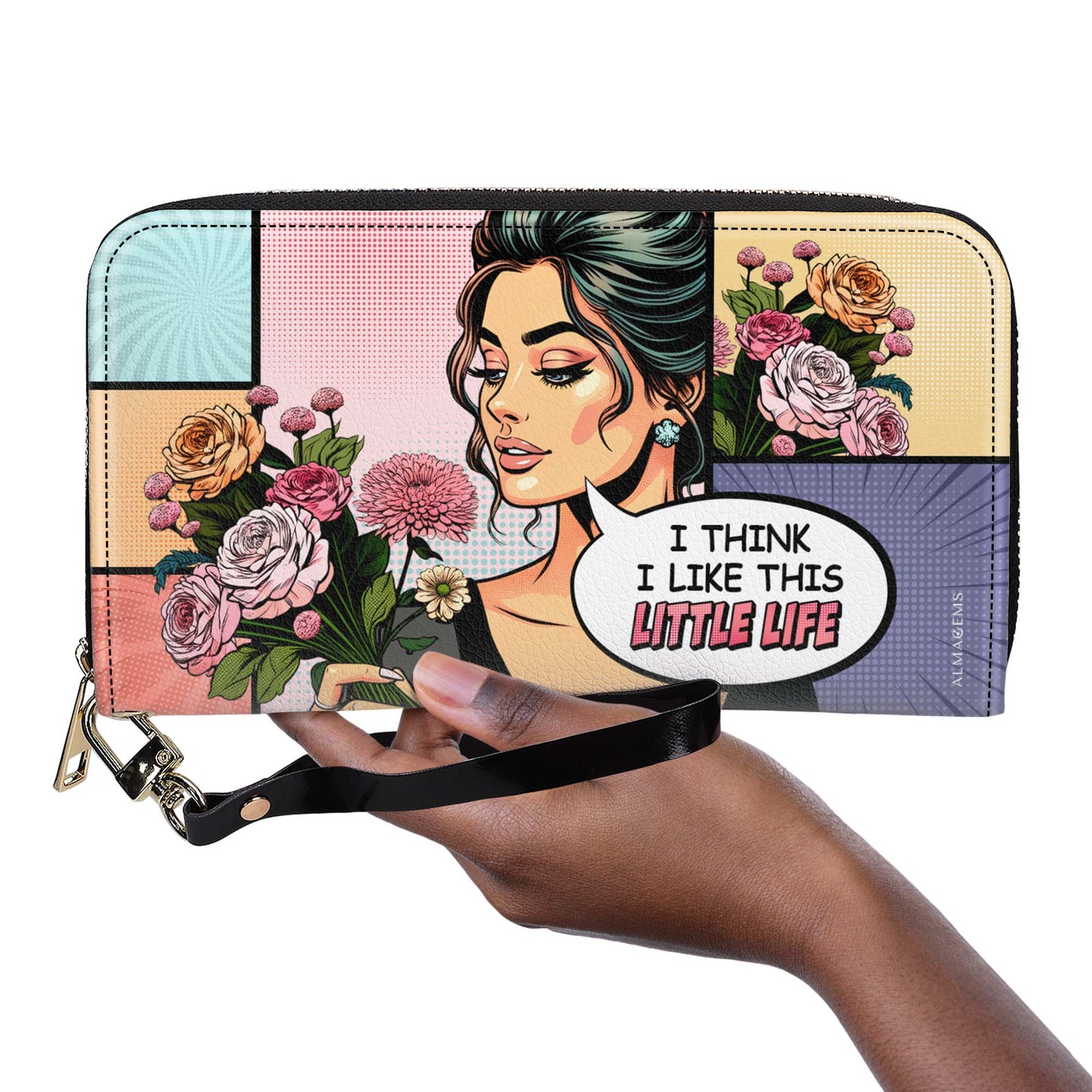 I Think I Like This Little Life - Women Leather Wallet - LL01WL