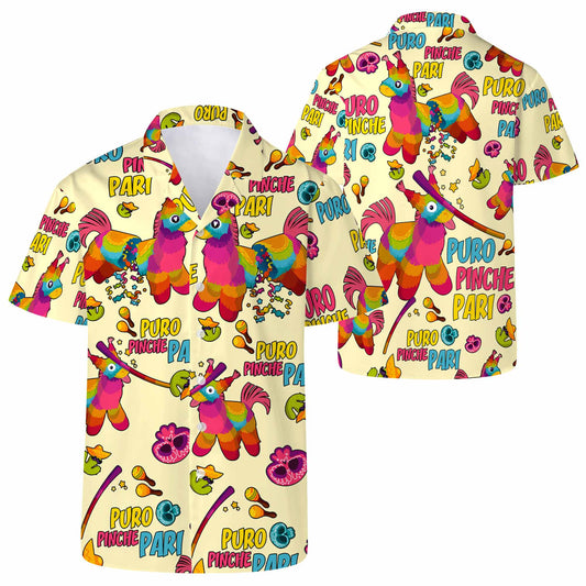 Puro Pinche Pari - Camisa hawaiana unisex personalizada - ME003_HW