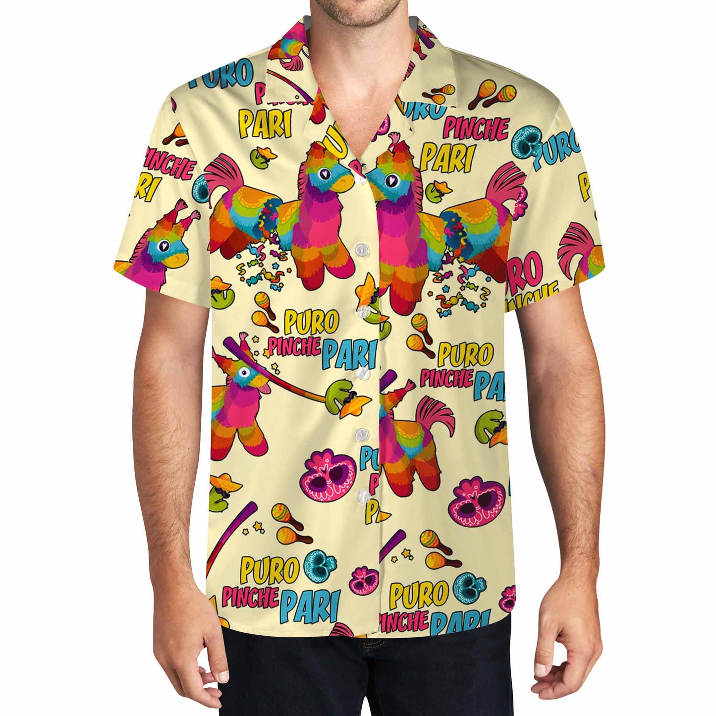 Puro Pinche Pari - Camisa hawaiana unisex personalizada - ME003_HW