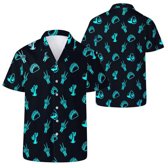 Neon Mexico Vibes - Personalized Unisex Hawaiian Shirt - ME004_HW