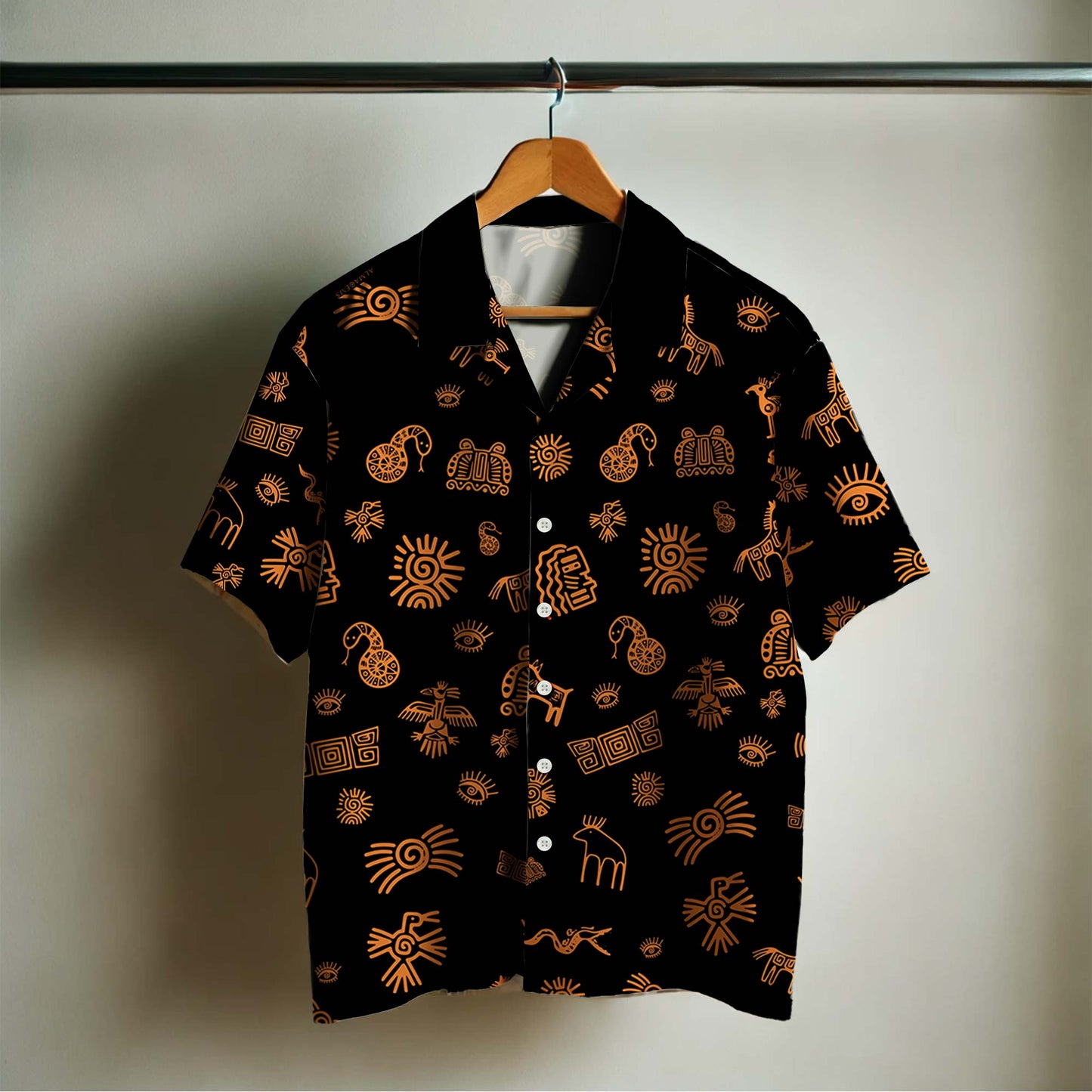 Doodle Icon - Camisa hawaiana unisex personalizada - ME005_HW