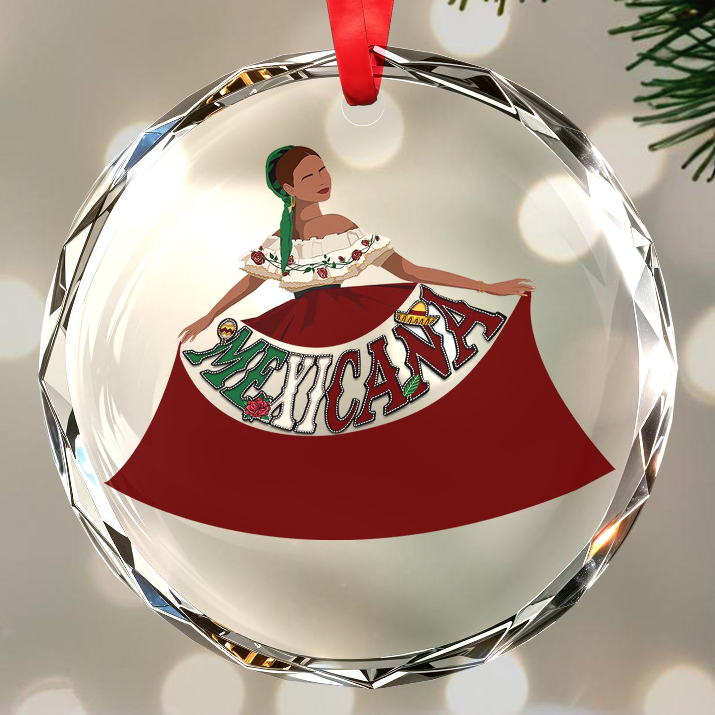 Beautiful 'Mexicana' Customizable Ornament