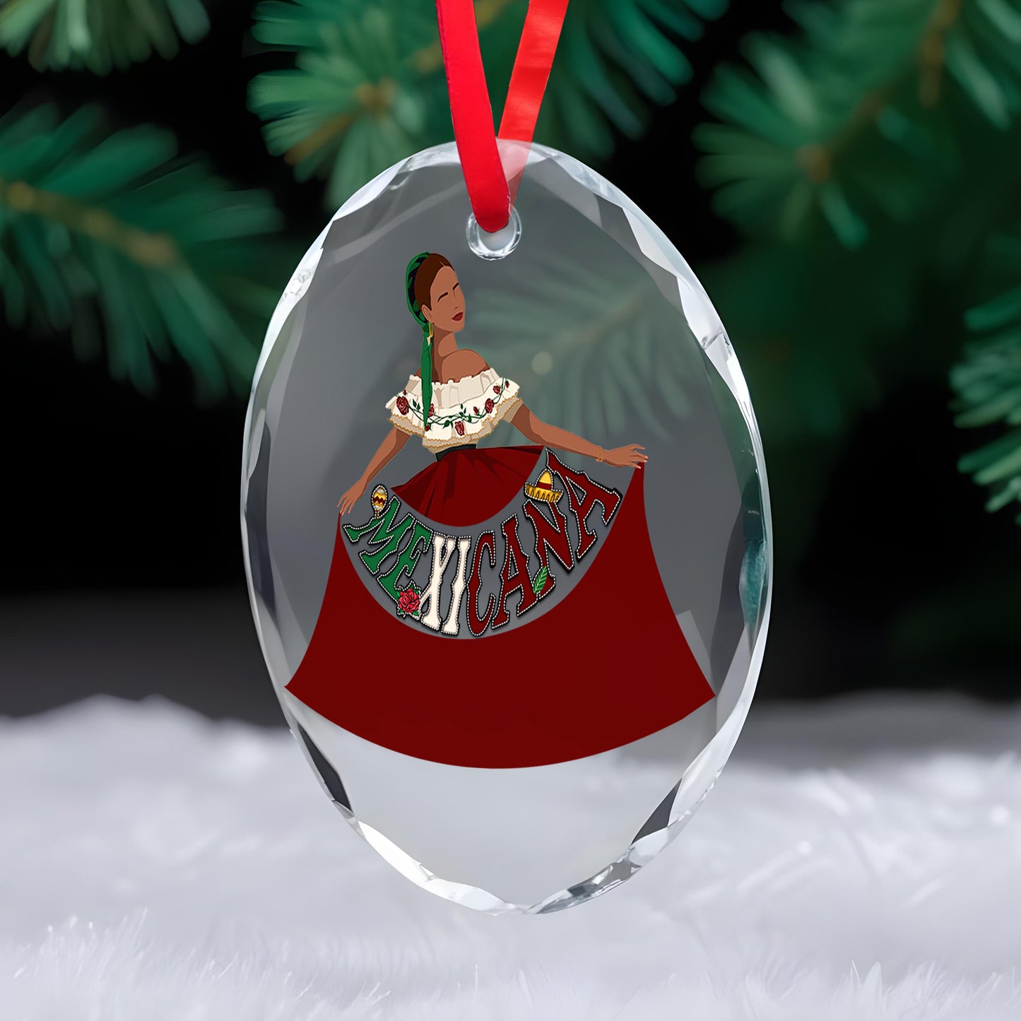 Beautiful 'Mexicana' Customizable Ornament