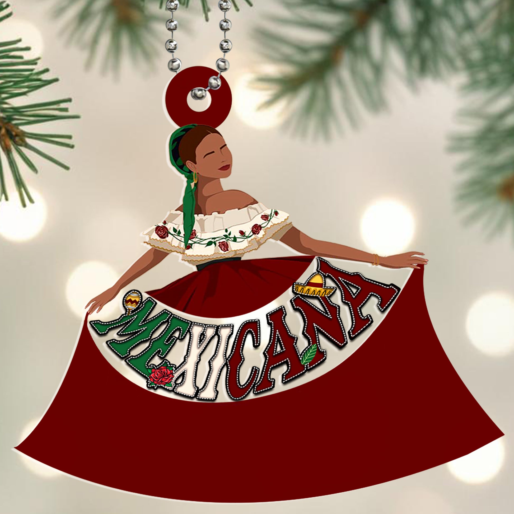 Mexicana Custom Acrylic Ornament