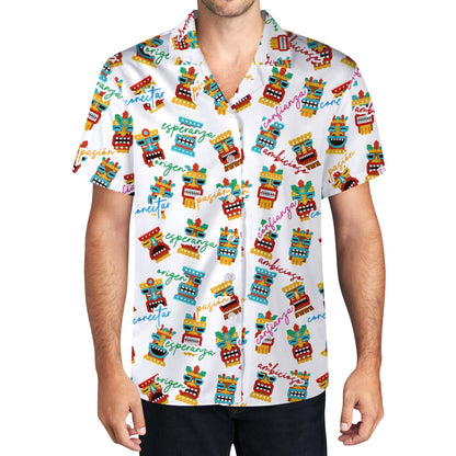 Dios de Teotitlan - Camisa hawaiana unisex personalizada - ME006_HW