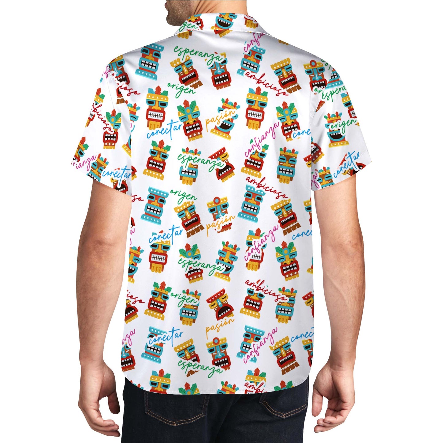 Dios de Teotitlan - Camisa hawaiana unisex personalizada - ME006_HW