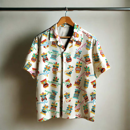 Dios de Teotitlan - Camisa hawaiana unisex personalizada - ME006_HW