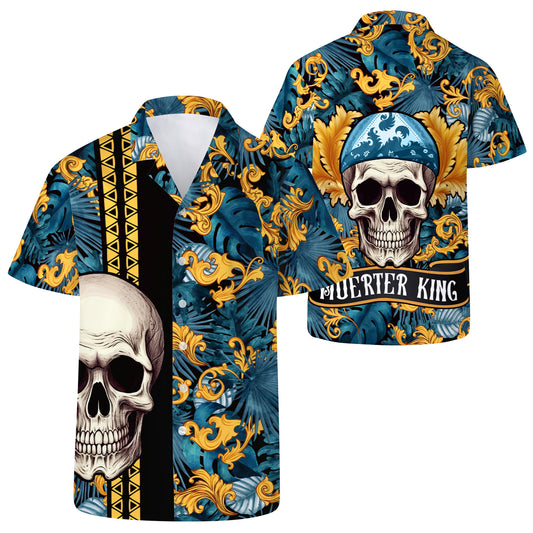 Muerter King - Personalized Unisex Hawaiian Shirt - ME007_HW