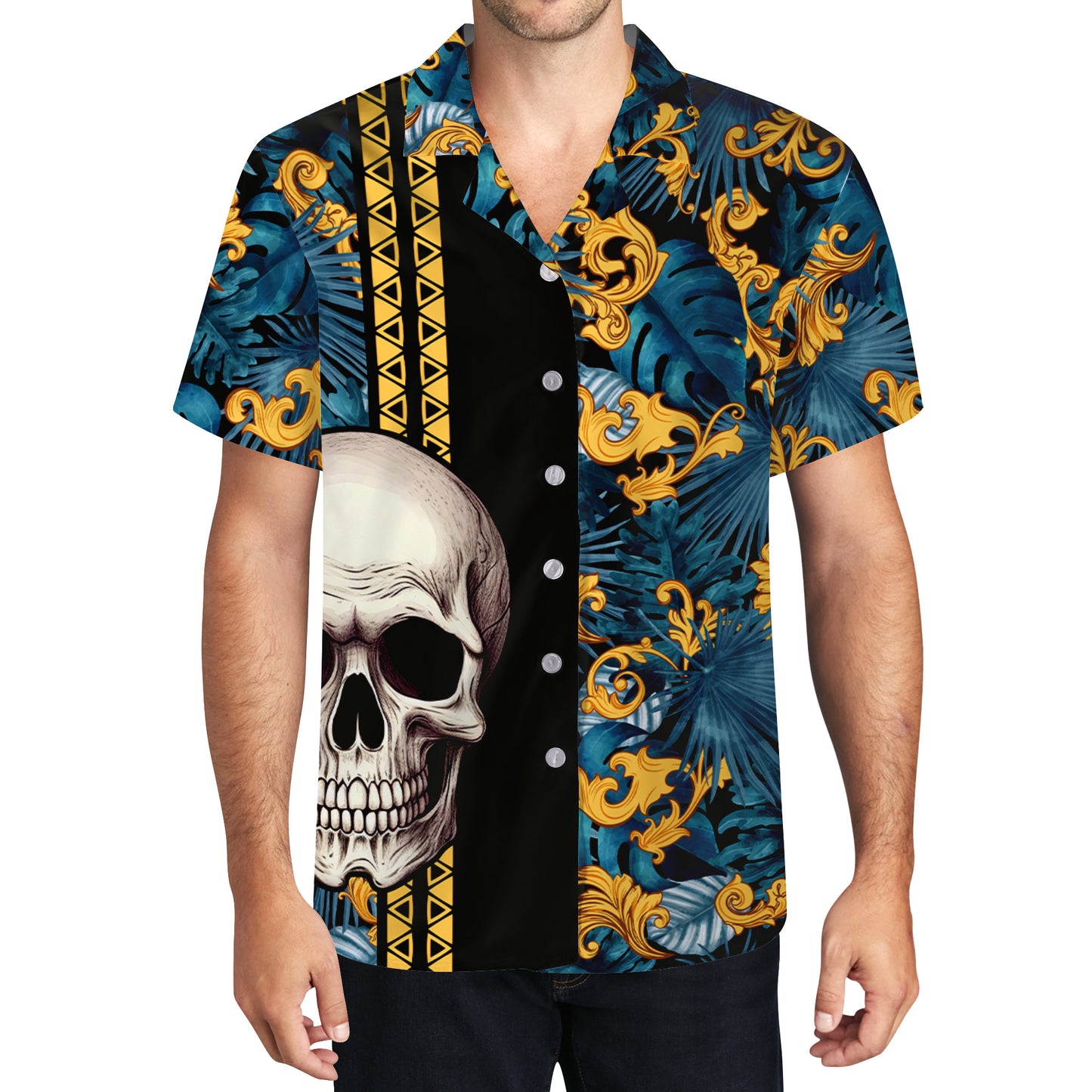 Camisa hawaiana unisex personalizada Muerter King - ME007_HW