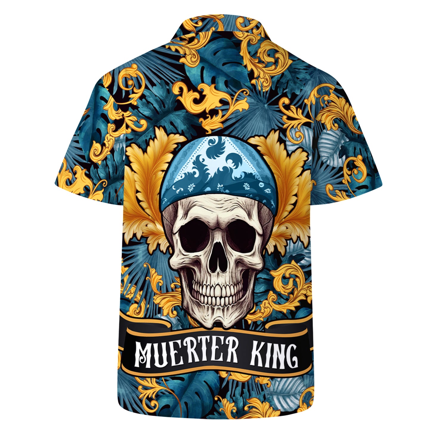 Camisa hawaiana unisex personalizada Muerter King - ME007_HW