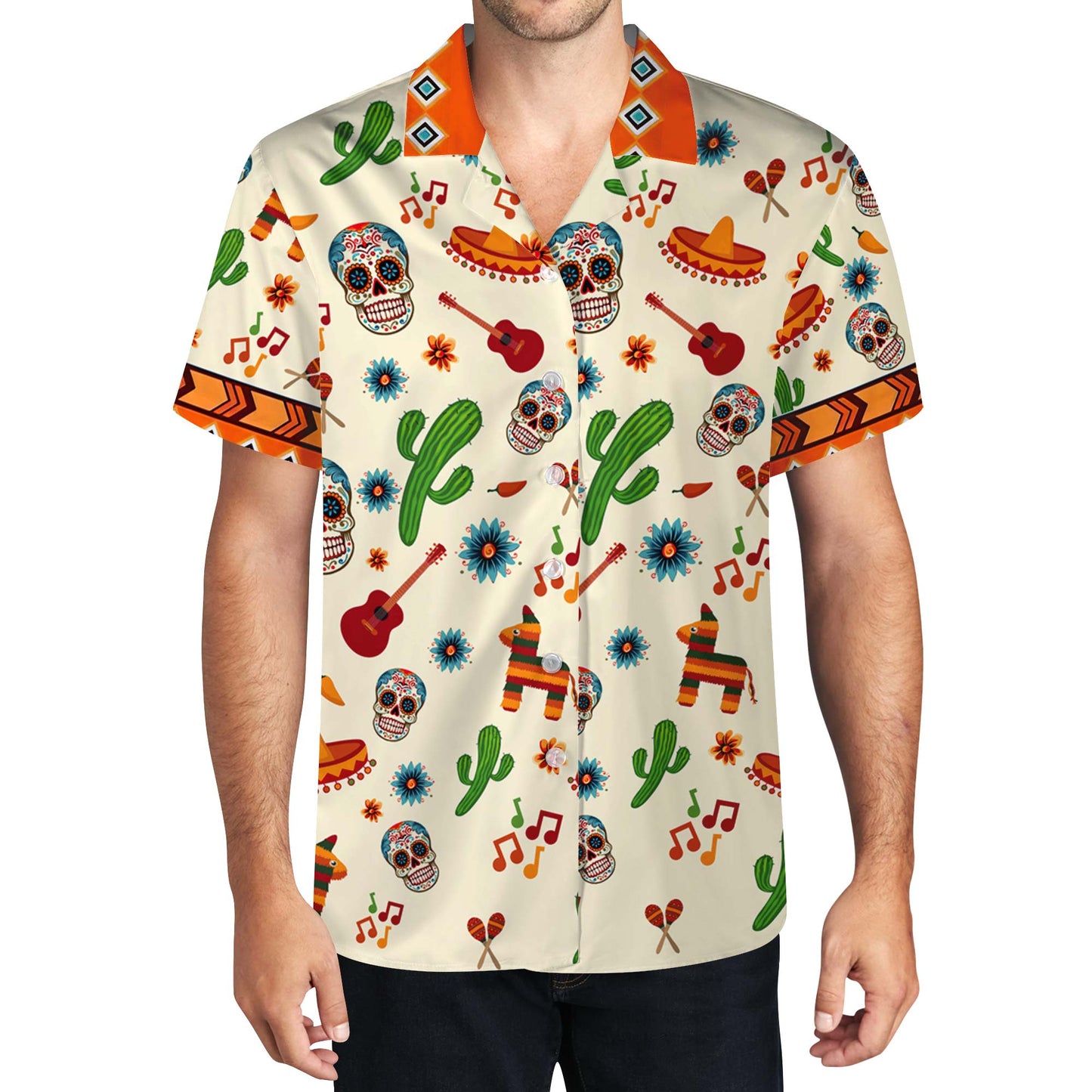 Hala México - Camisa hawaiana unisex personalizada - ME010_HW