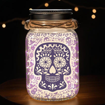 Light Up The World - Personalized Custom Mason Jar Light - ME010_JARL