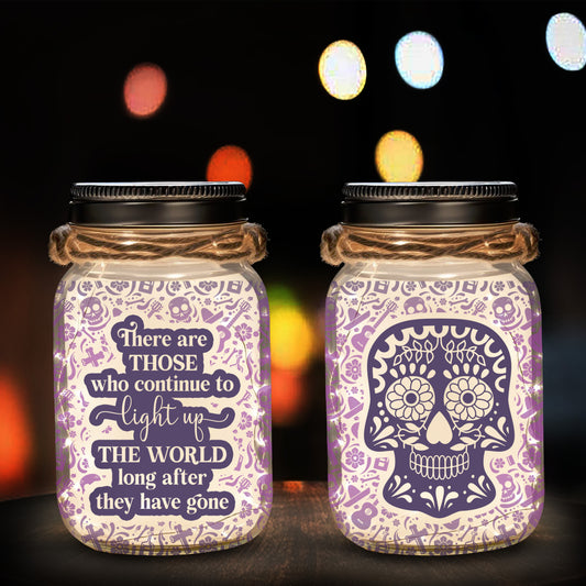 Light Up The World - Personalized Custom Mason Jar Light - ME010_JARL