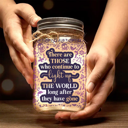 Light Up The World - Personalized Custom Mason Jar Light - ME010_JARL