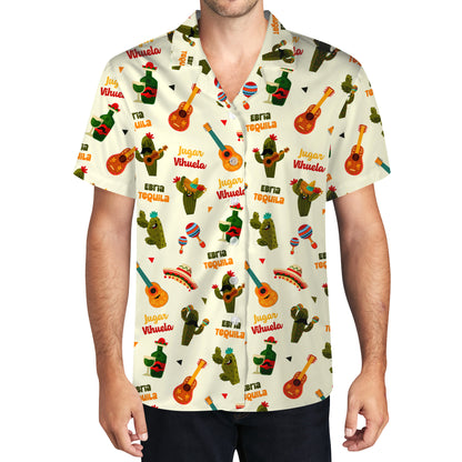 Icono de Doodle: Camisa hawaiana unisex personalizada - ME012_HW