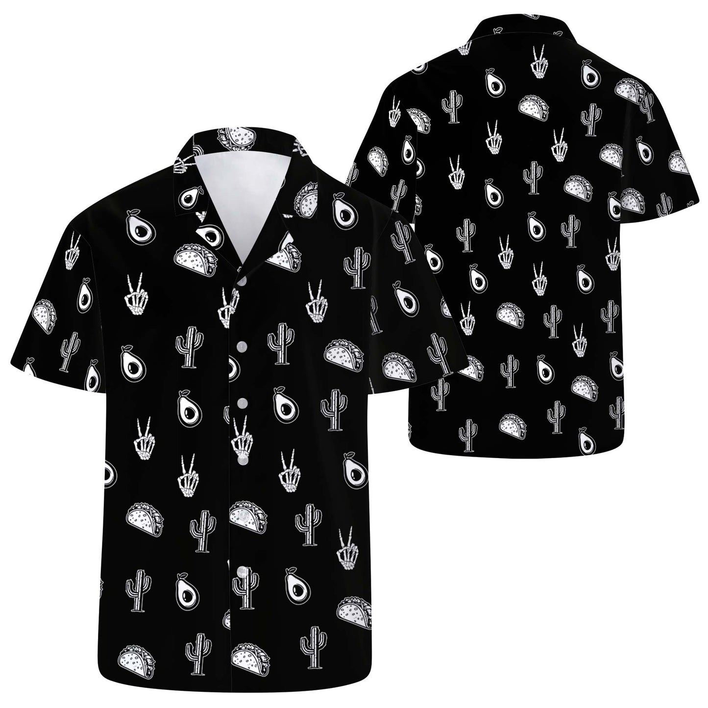 Doodle Icon - Personalized Custom Unisex Hawaiian Shirt - ME013_HW