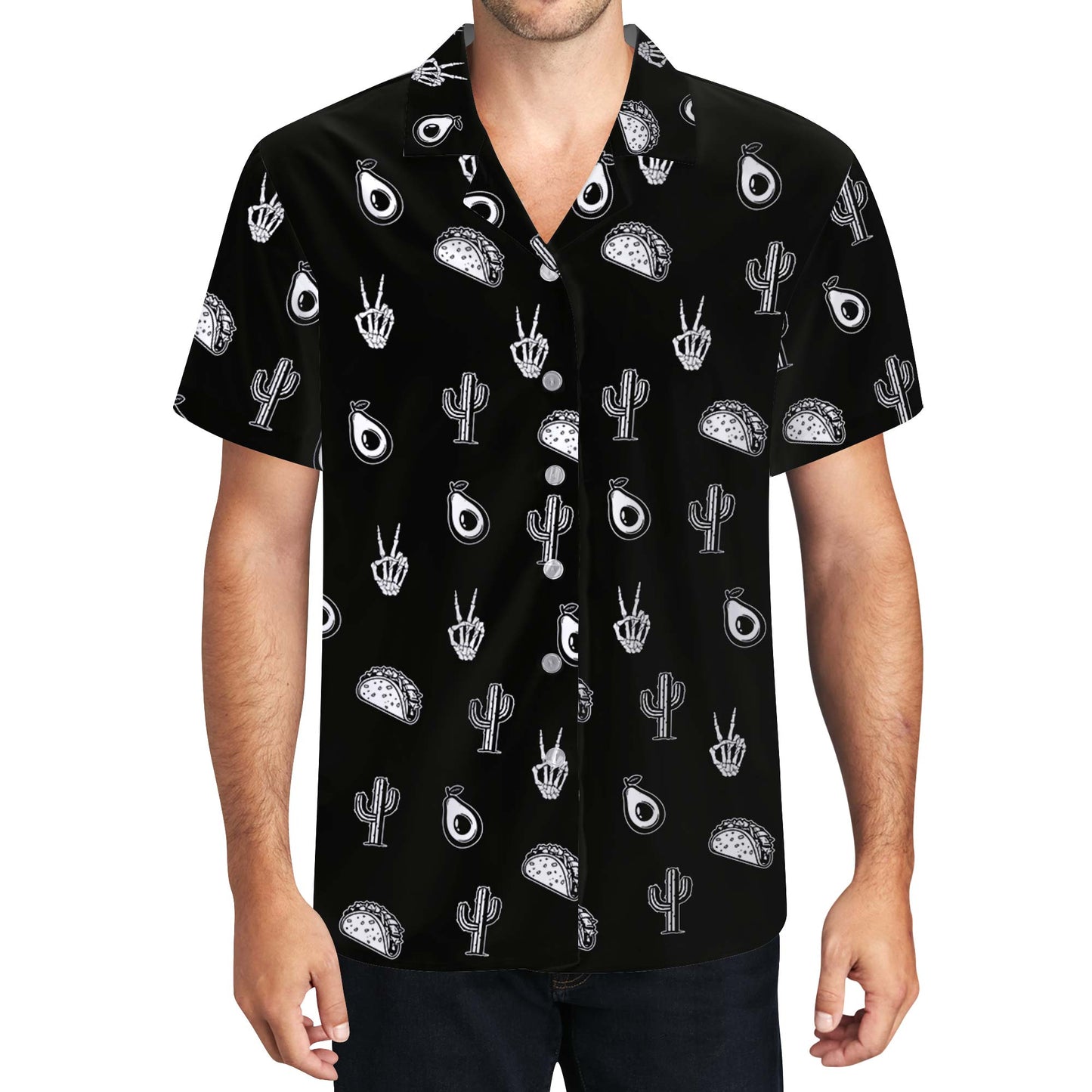 Doodle Icon - Personalized Custom Unisex Hawaiian Shirt - ME013_HW