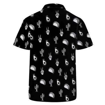 Doodle Icon - Personalized Custom Unisex Hawaiian Shirt - ME013_HW