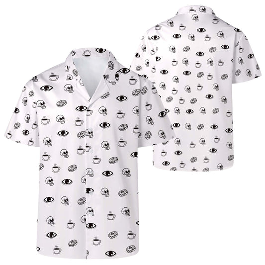 Doodle Icon - Personalized Unisex Hawaiian Shirt - ME014_HW