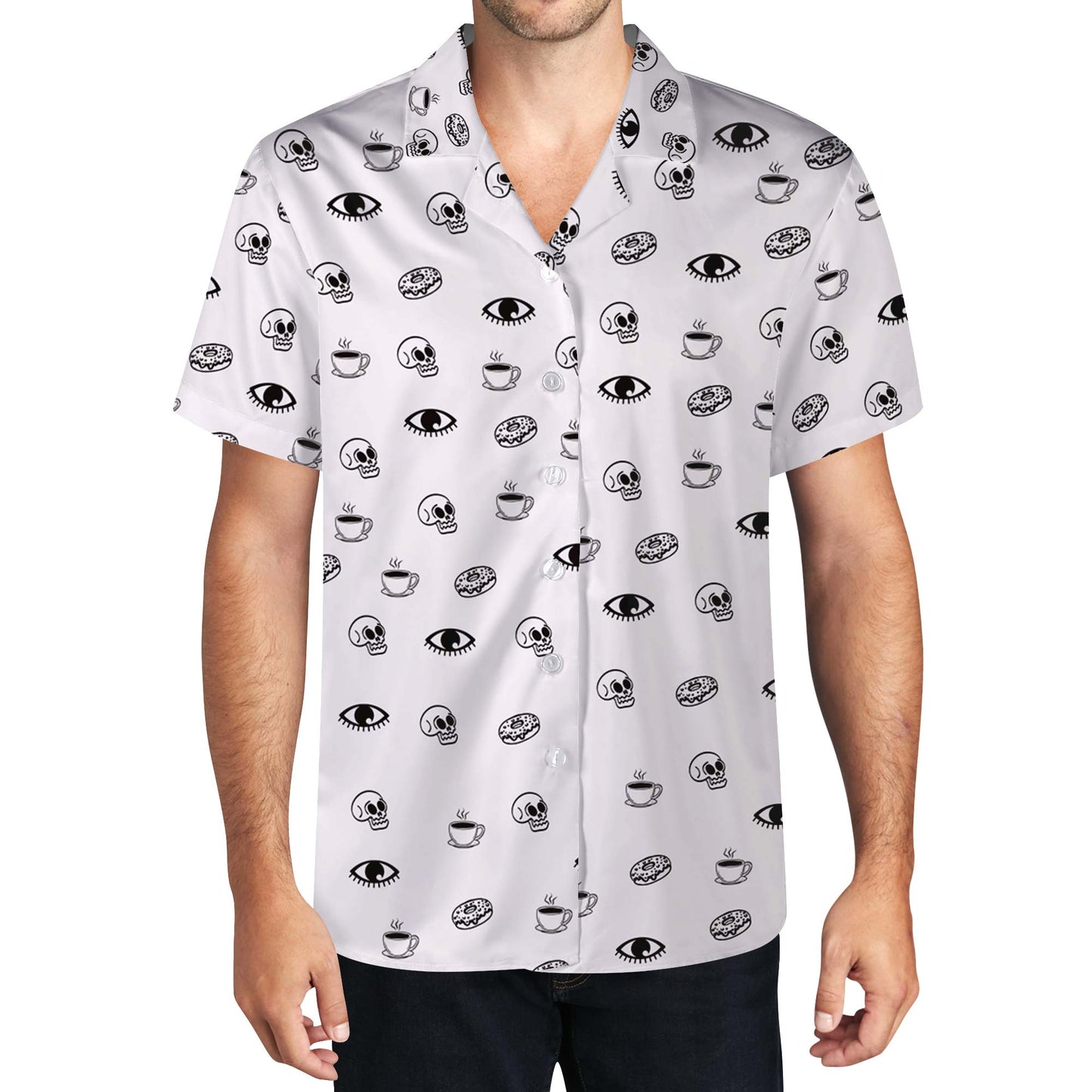 Doodle Icon - Personalized Custom Unisex Hawaiian Shirt - ME014_HW