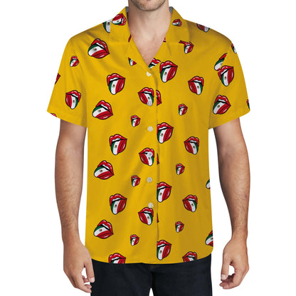 No me hagas usar mi voz mexicana - Camisa hawaiana unisex personalizada - ME015_HW