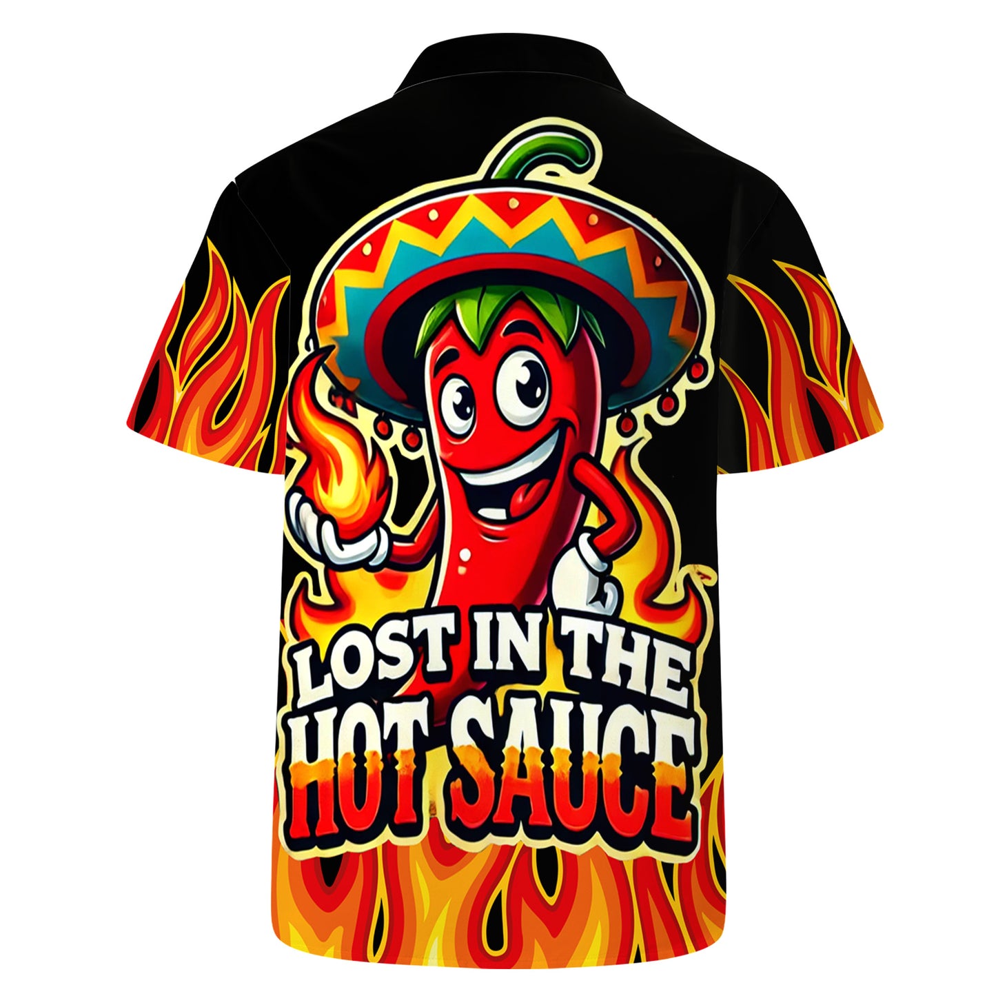 Lost In The Hot Sauce - Personalized Custom Unisex Hawaiian Shirt - ME018_HW