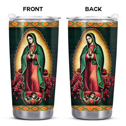 Our Lady Of Guadalupe - Personalized Custom Stainless Steel Tumbler 20oz 30oz - ME021_TB