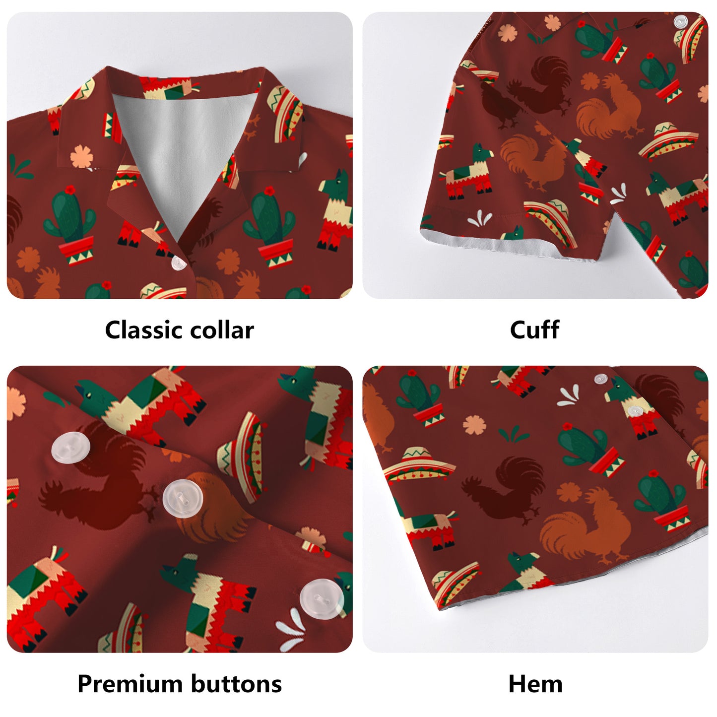 El Gallo - Personalized Custom Unisex Hawaiian Shirt - ME022_HW