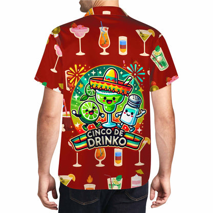 Cinco De Drinko - Camisa hawaiana unisex personalizada - ME027_HW