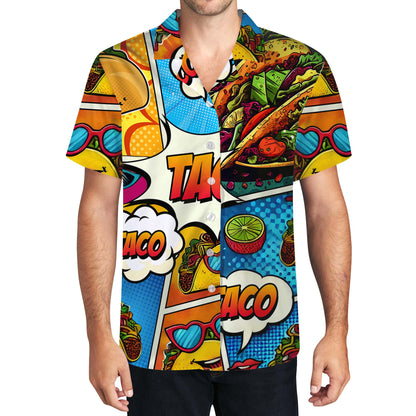 No puedo hacer felices a todos, no soy un taco - Camisa hawaiana unisex personalizada - ME030_HW