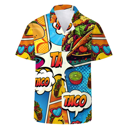 No puedo hacer felices a todos, no soy un taco - Camisa hawaiana unisex personalizada - ME030_HW