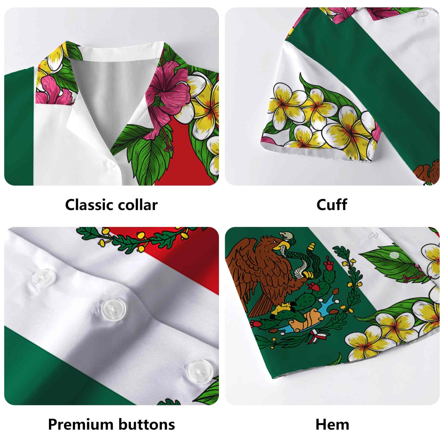 Mexellent - Camisa hawaiana unisex personalizada - ME036_HW