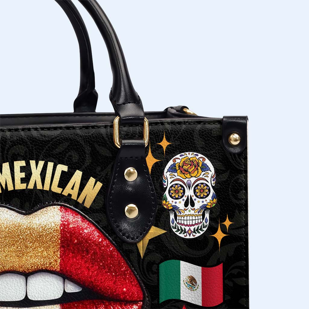 Soy Mexicano Pero No Te Pases - Bolso de Cuero Personalizado - ME046_HB