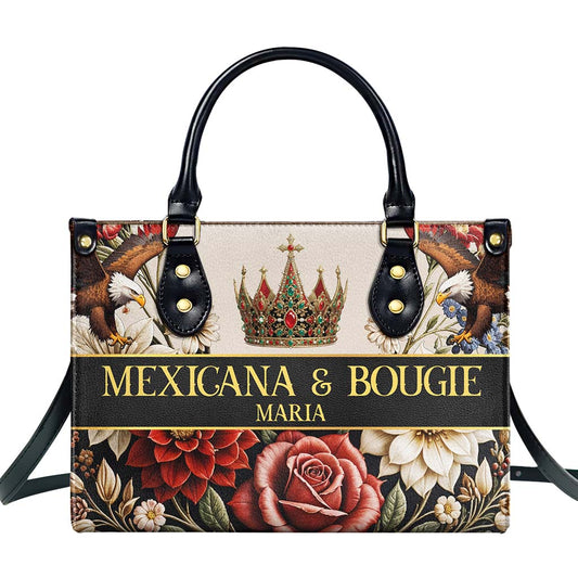 MEXICANA & BOUGIE - Personalized Custom Leather Handbag - ME049_HB