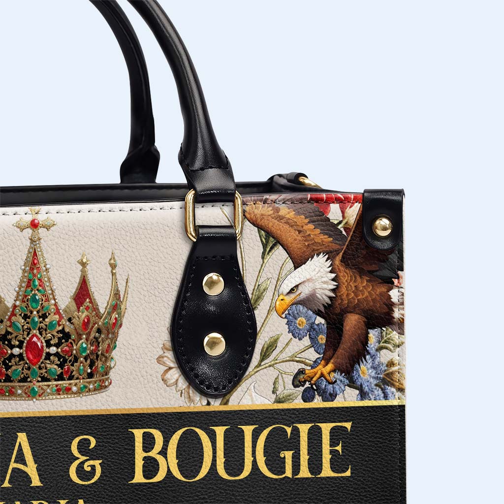 MEXICANA & BOUGIE - Personalized Custom Leather Handbag - ME049_HB