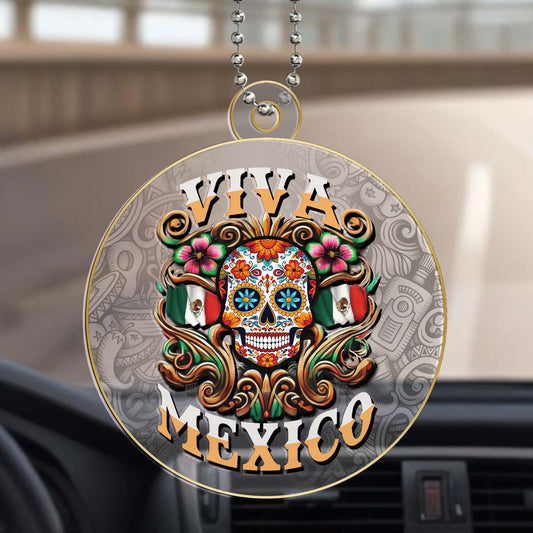 Viva Mexico Colorful Sugar Skull Design