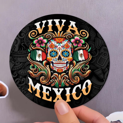 Viva Mexico Celebratory Art Magnet