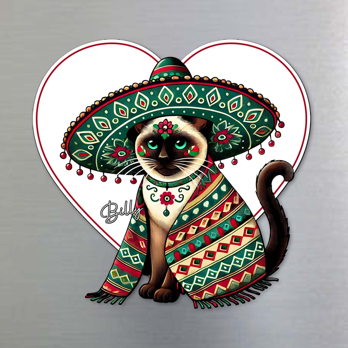 Customize Your Pet's Name in Dia De Los Muertos Style