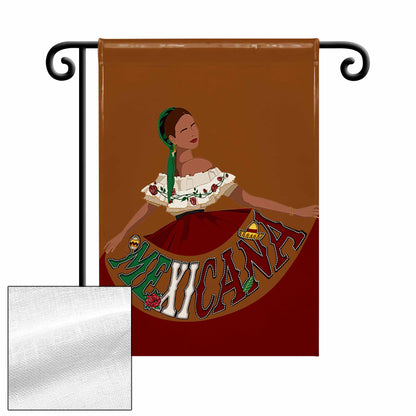 Mexicana Traditional Dress Celebratory Flag
