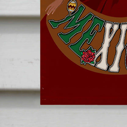 Mexicana Traditional Dress Celebratory Flag