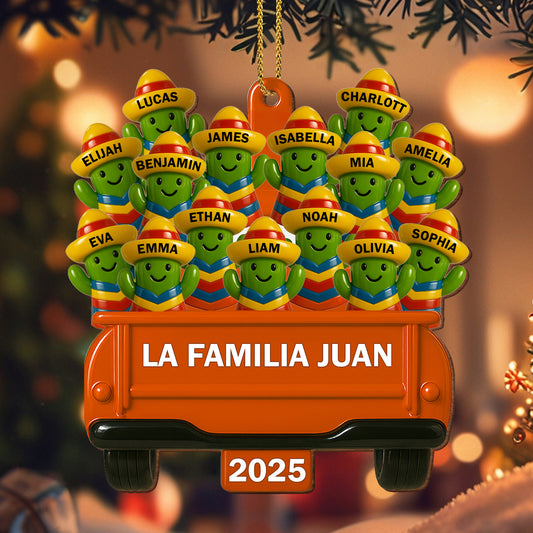 La Familia Juan Family Celebration Bus With Miniature Figures