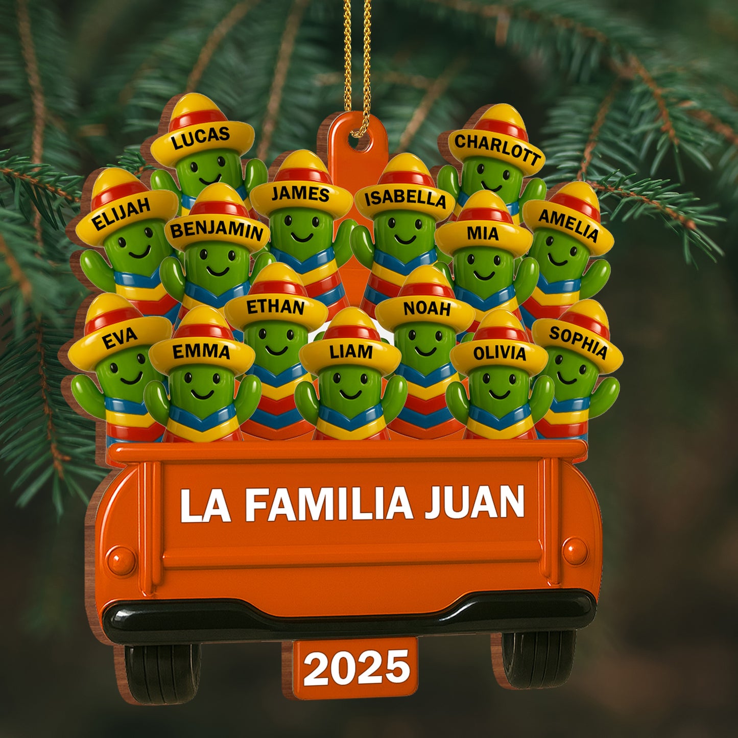 La Familia Juan Family Celebration Bus With Miniature Figures