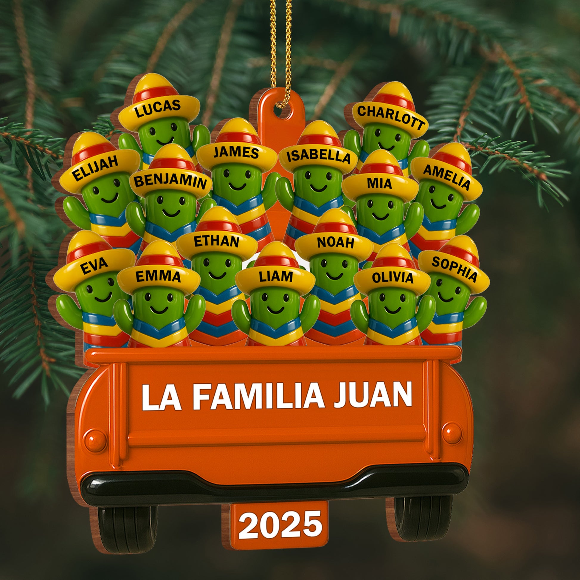 La Familia Juan Family Celebration Bus With Miniature Figures