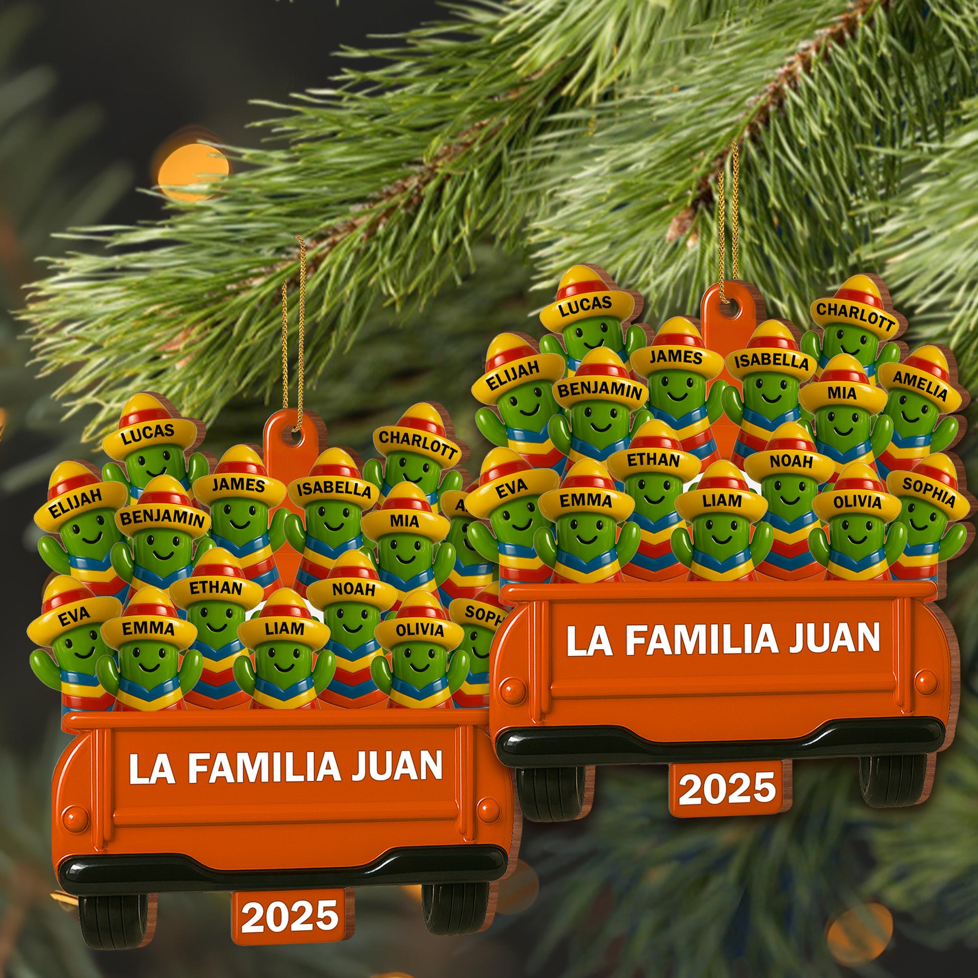 La Familia Juan Family Celebration Bus With Miniature Figures